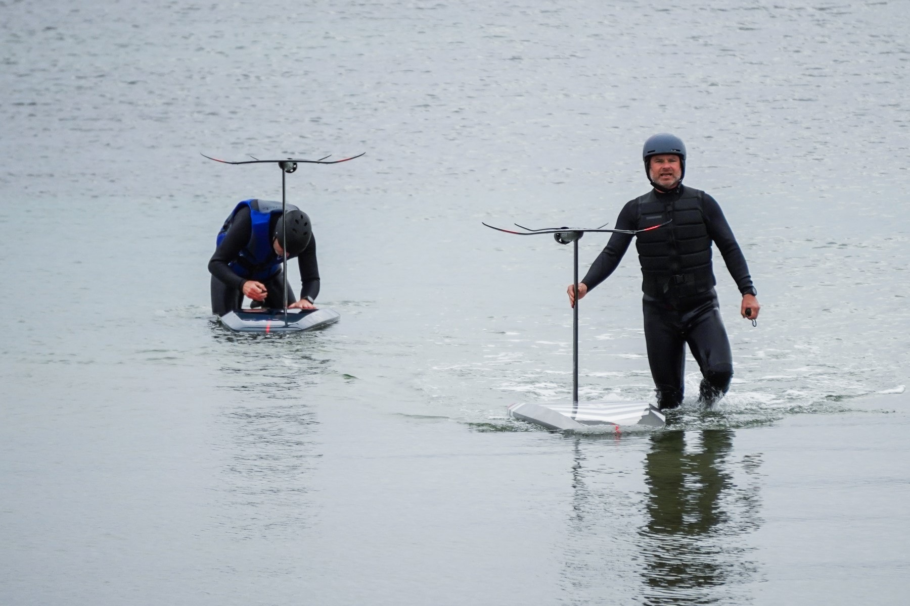 Audi Aerofoil E Tron Foil Sliding Out Of Water
