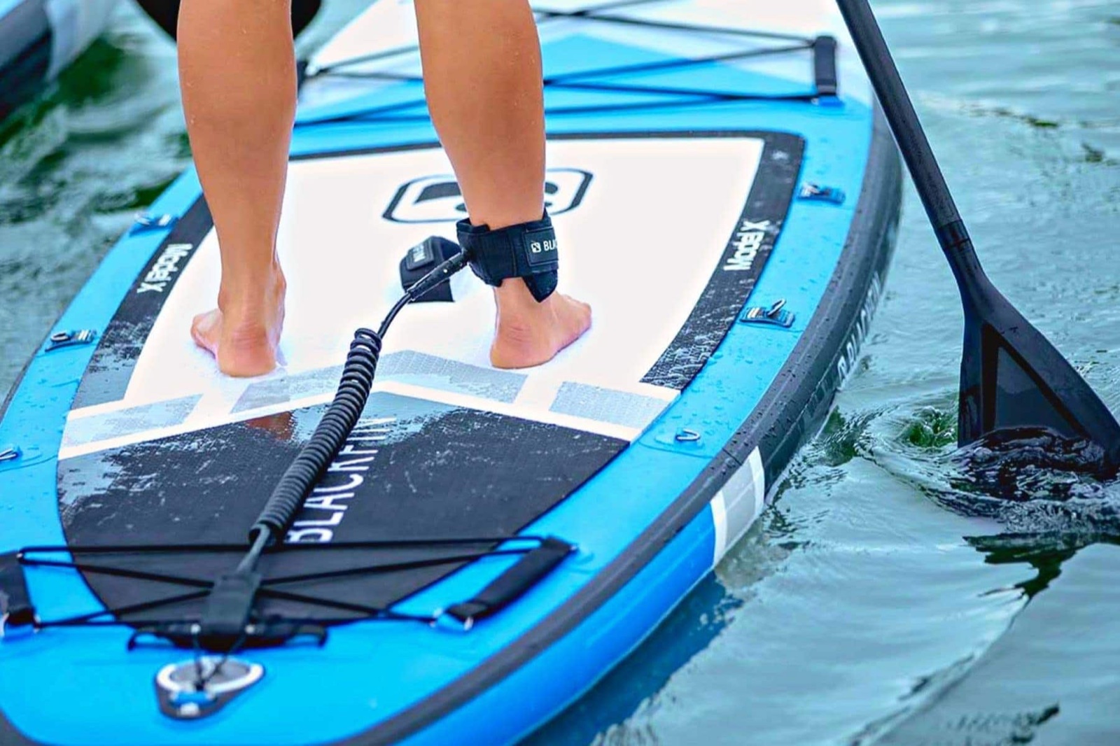 Blackfin Model V inflatable SUP at cruise