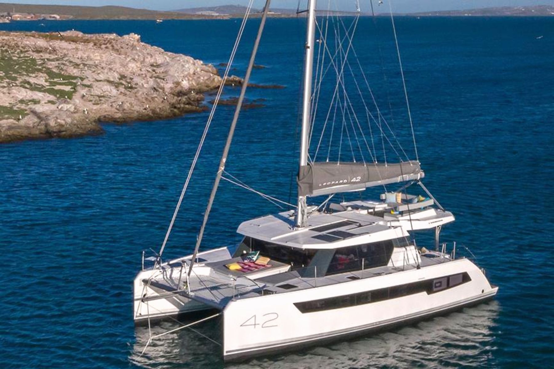 Leopard 42 on water