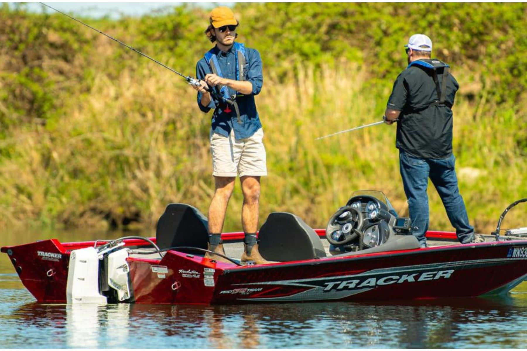 pure watercraft outboard while fishing