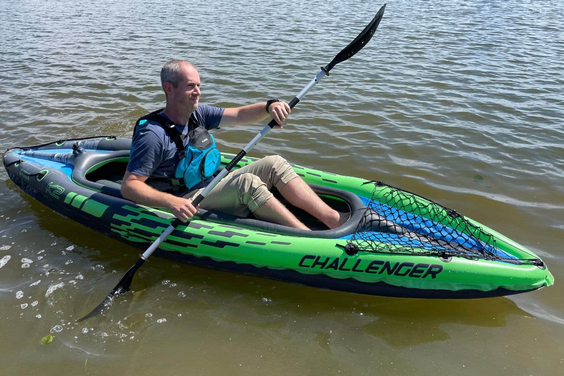 Intex Challenger K2 tandem inflatable kayak