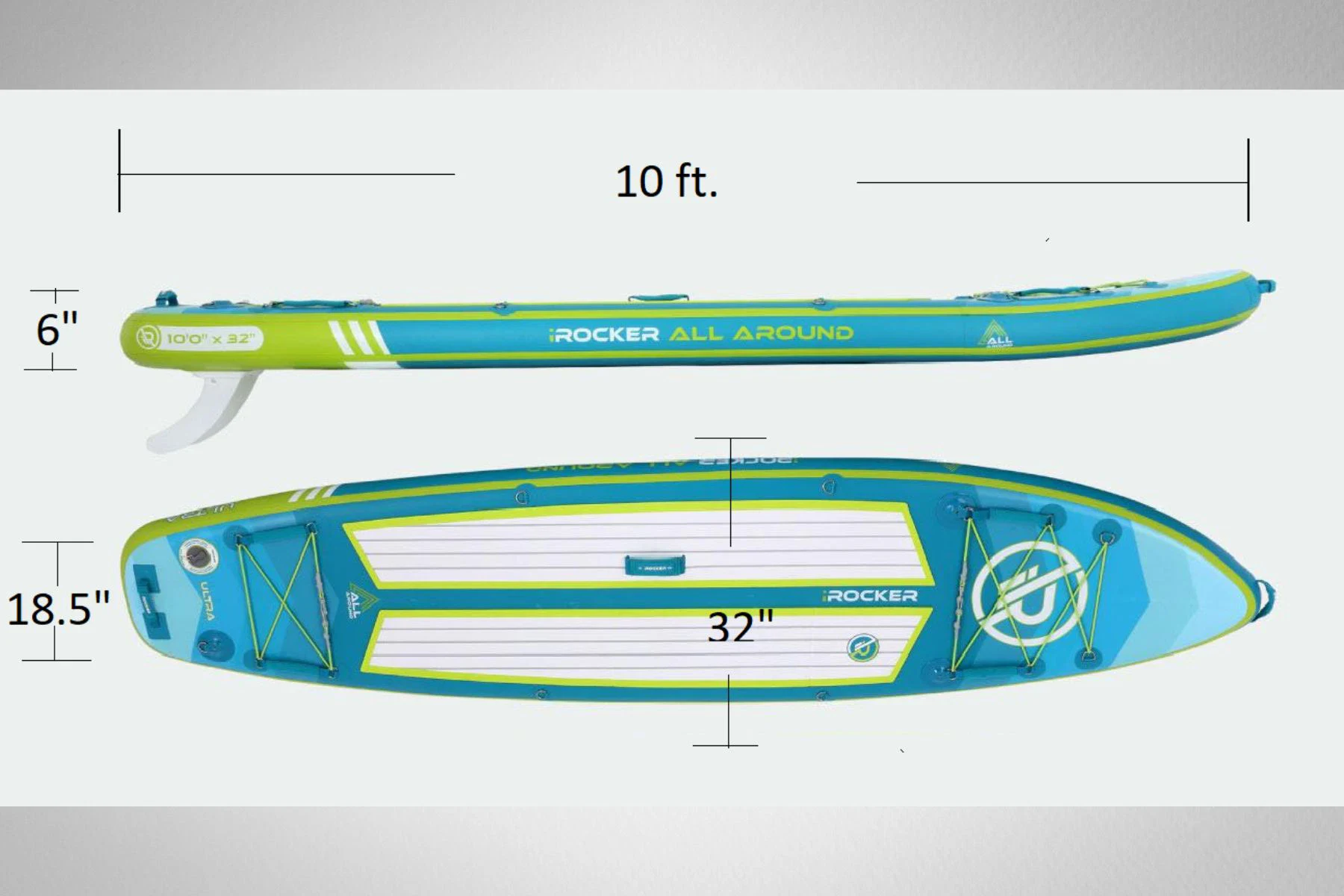 iRocker All-Around 10 Ultra inflatable SUP