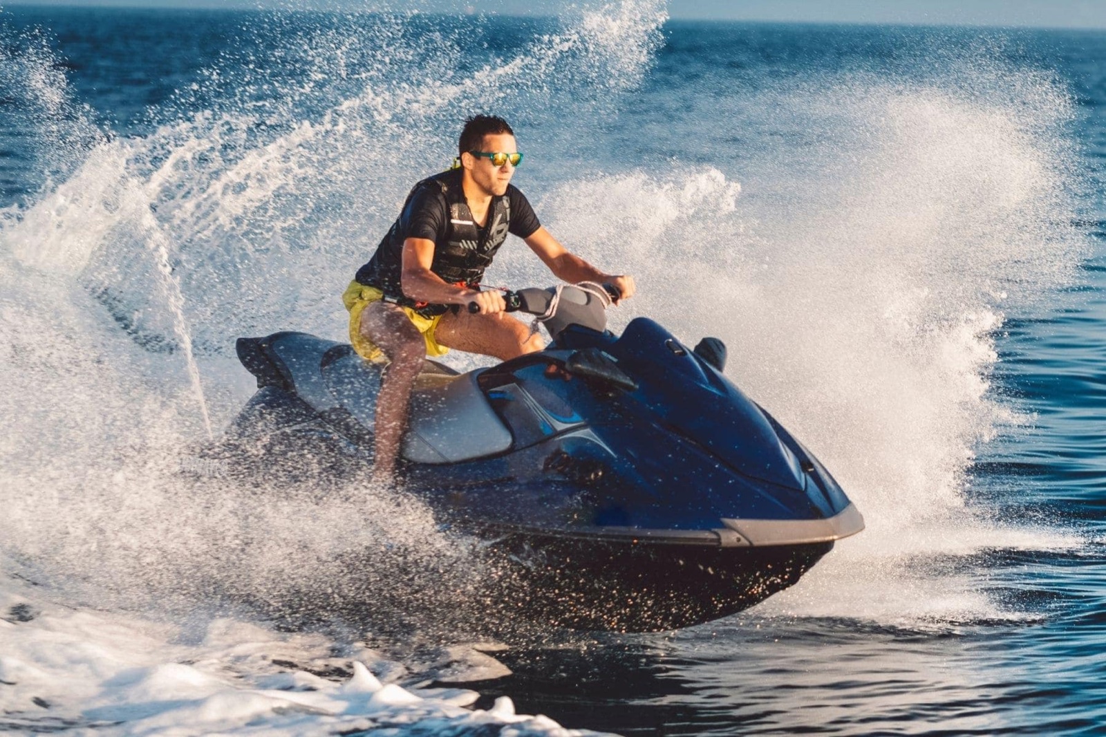 Kawasaki Jet Ski at speed