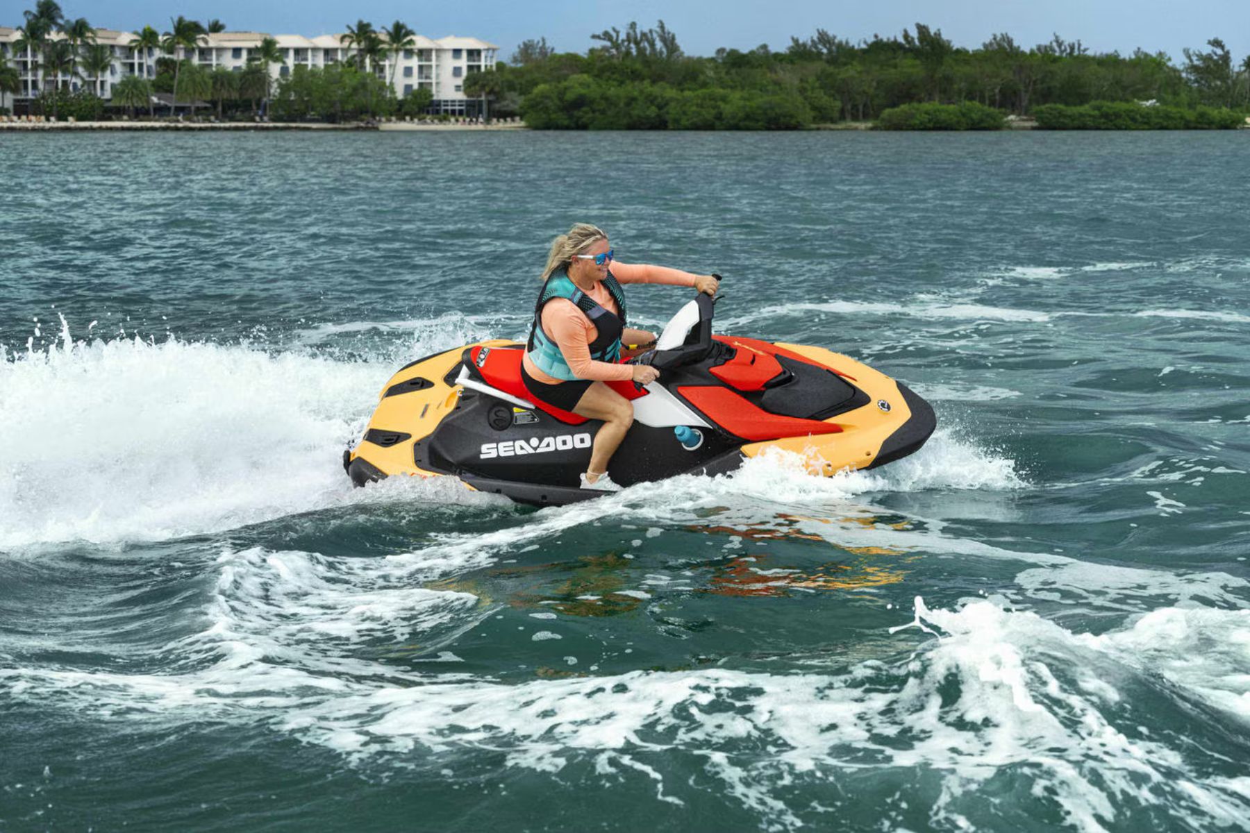 Sea Doo Spark Orange Tilting