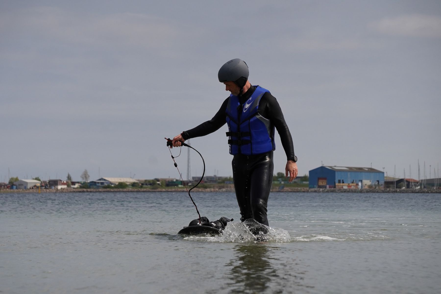 Jetsurf electric handle