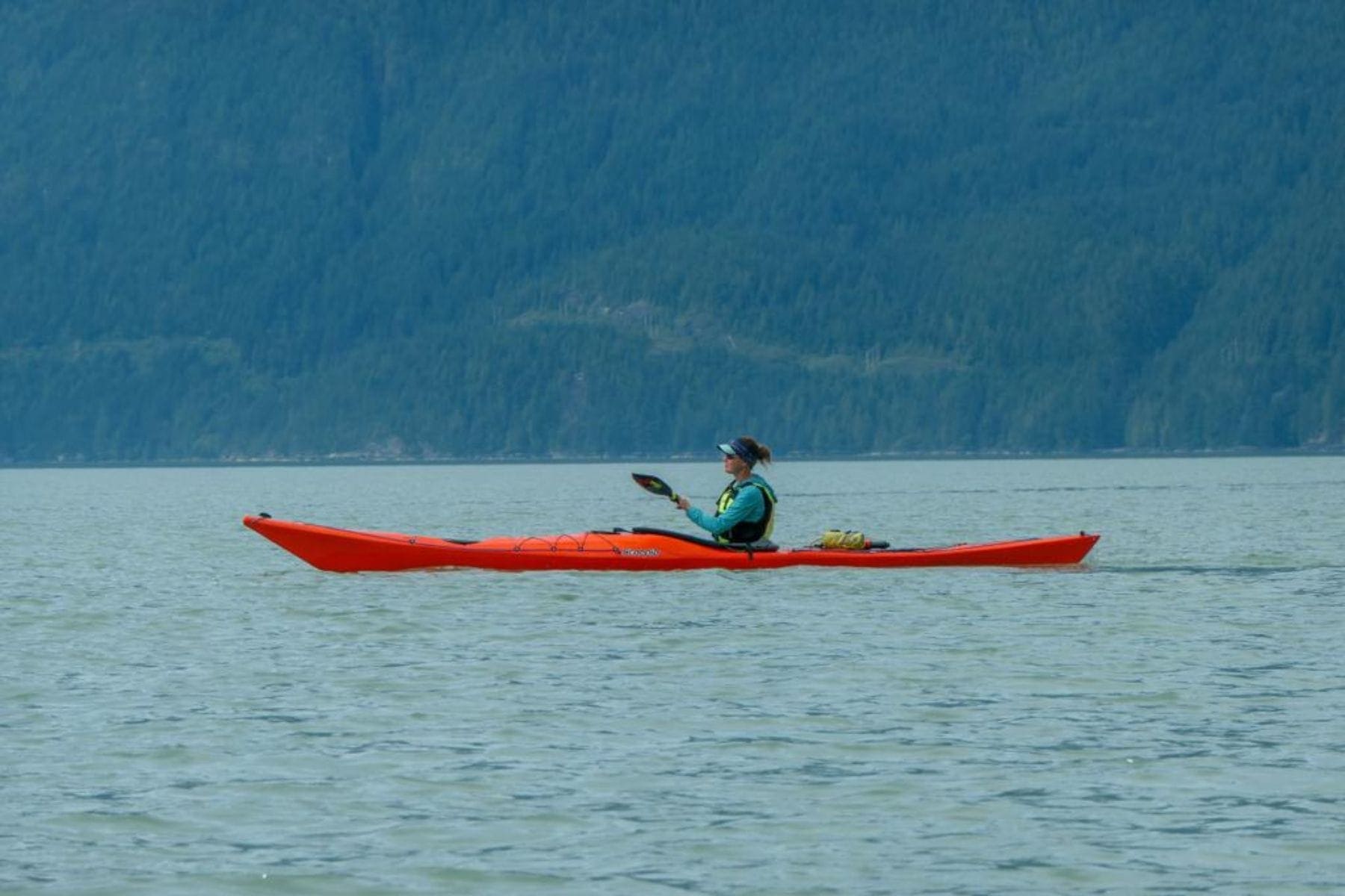Sea Touring Kayaks Kayaker On Ocean