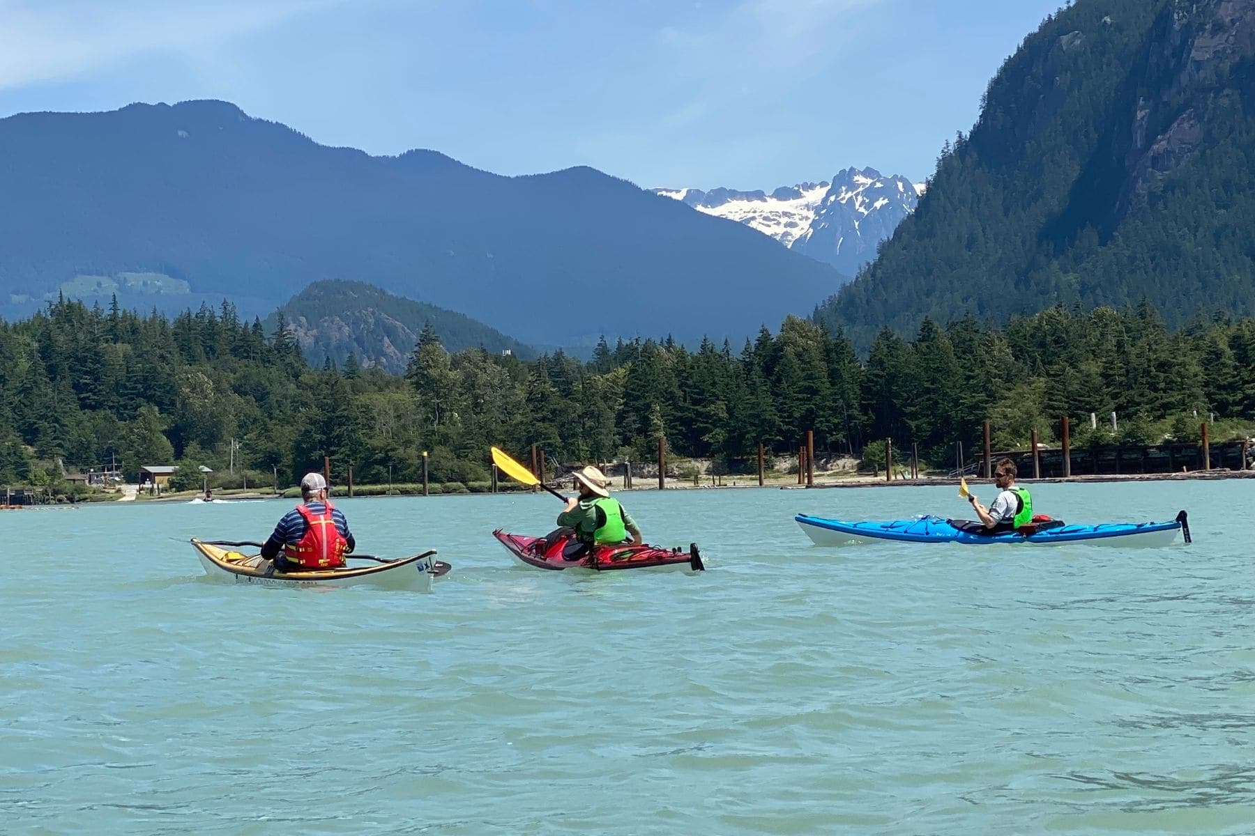 Sea Touring Kayaks Three Paddlers