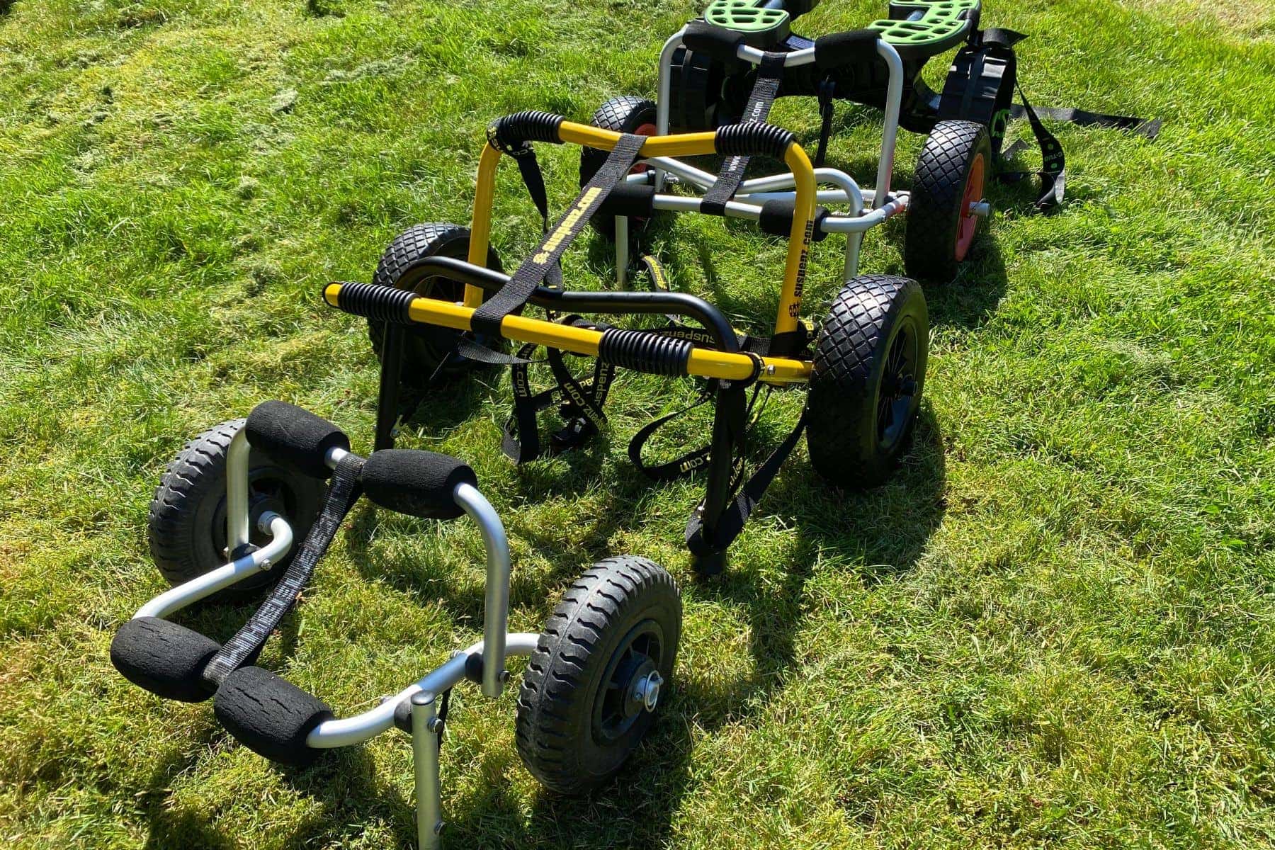 Kayak Carts On Grass