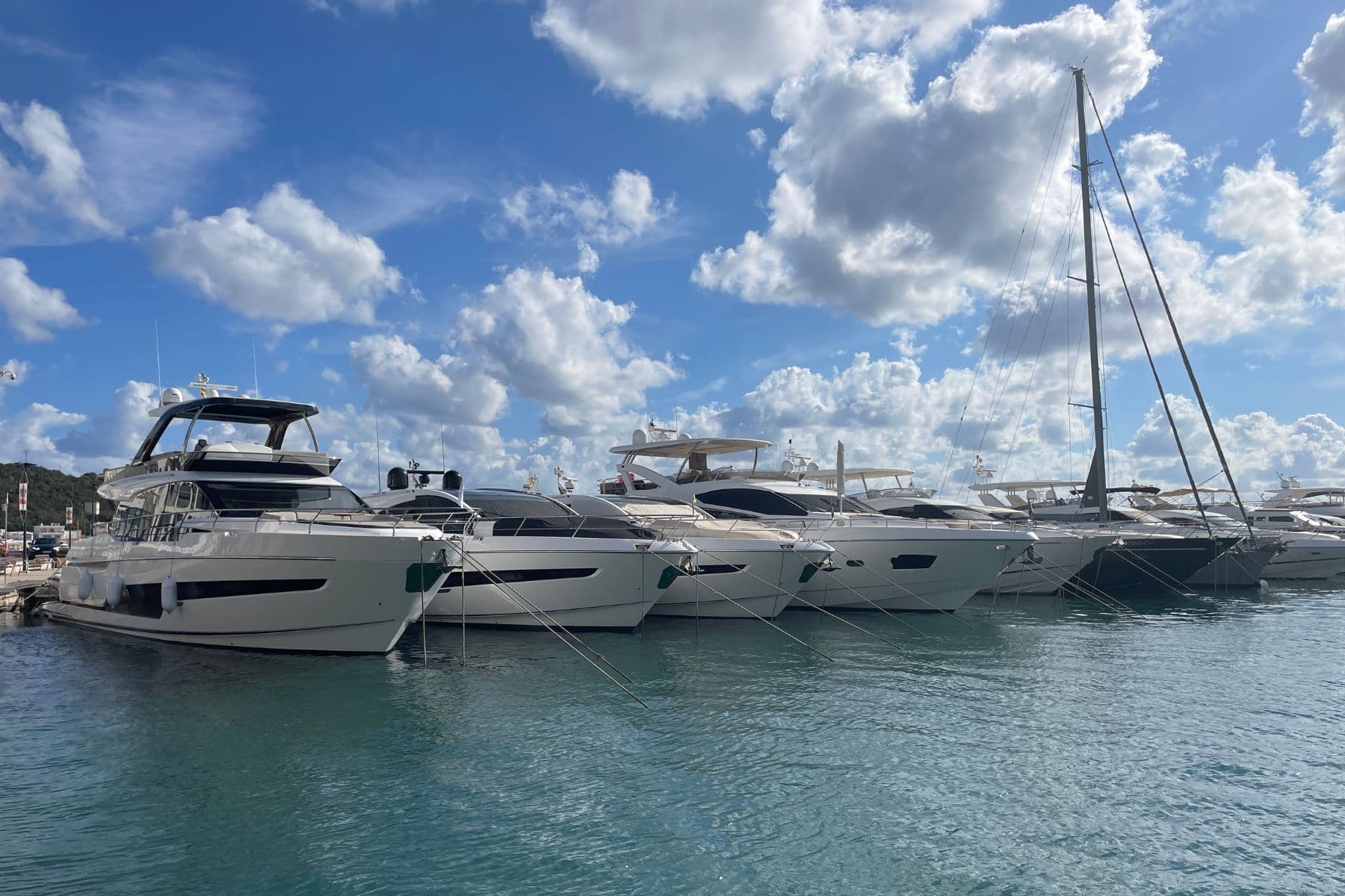 Motor Yachts Side By Side