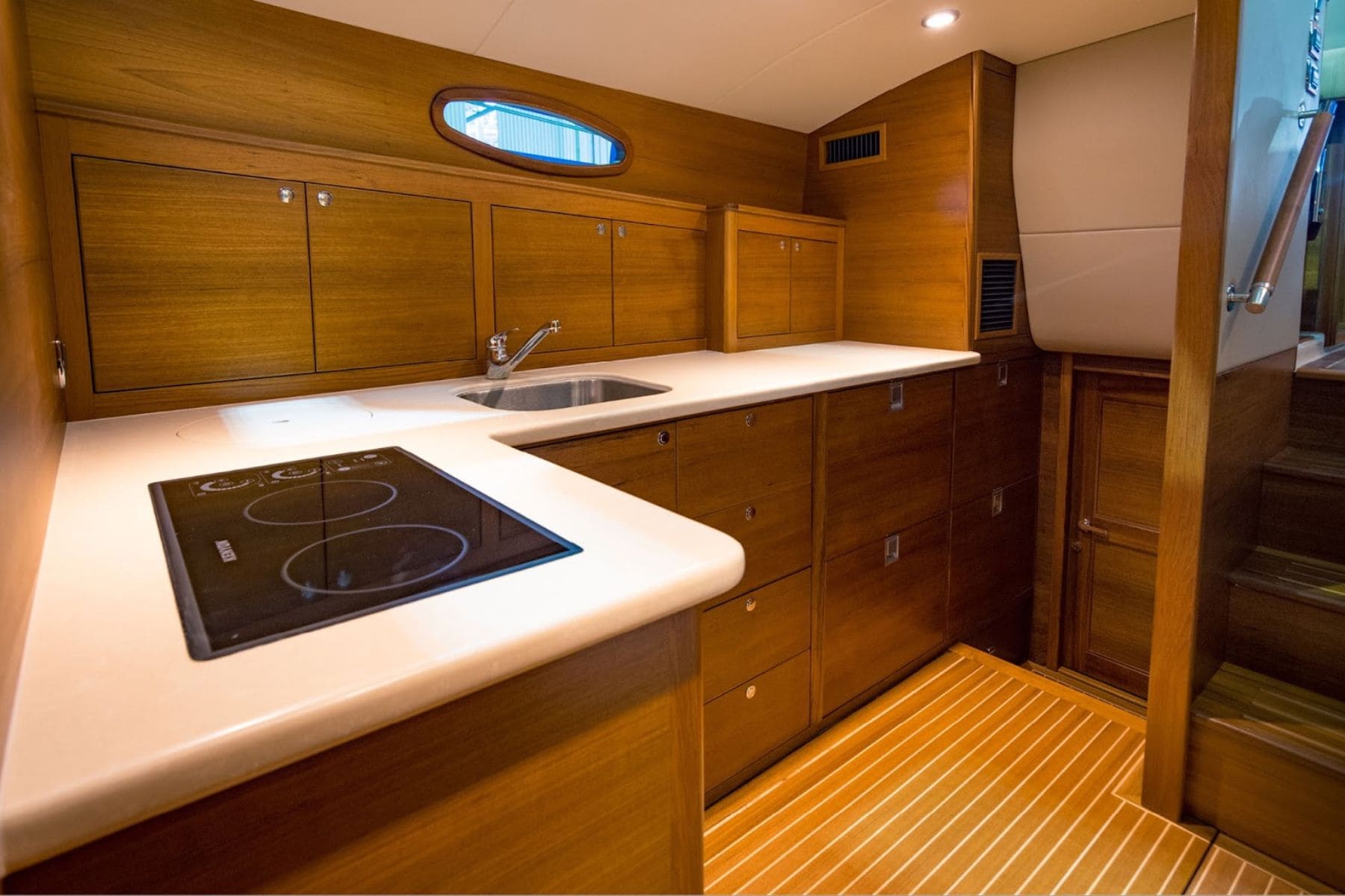 The grand banks eastbay 44 galley down
